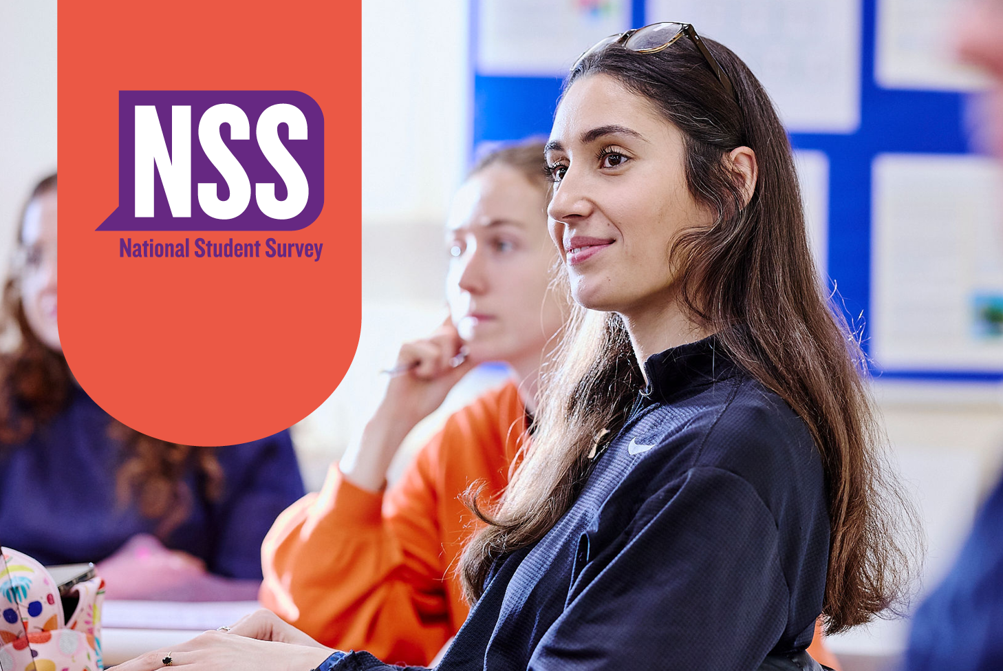 NSS logo with students
